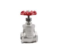 Stainless steel screwed gate valve 1/4" BSP female valve