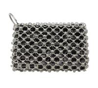Stainless Steel Scrubber for Pots Chainmail Cleaning Tool, Metal Pan