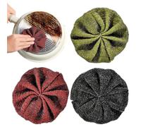 Stainless Steel Scrubbers - 3 Pcs Steel Flower Cleaning Balls | Mesh