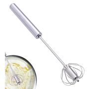 Stainless Steel Semi-Automatic Whisk - Rotating Hand Mixer For Home Kitchen