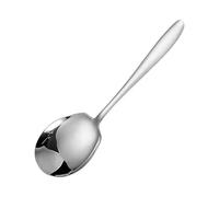Stainless Steel Serving Spoon - 22x6.5cm, Kitchen Server Spoon Durable Design | Metal Serving Utensil Dishwasher Safe For Festivals, Birthdays, Outdoor Events, Dinner Parties
