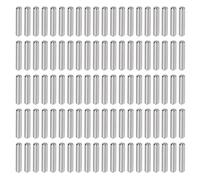 Stainless Steel Shelf Support Pins | 304 Stainless Steel Dowel Pins for Machinery / Furniture / DIY Projects | 100pcs Accurate Pins with - 0.02mm Tolerance