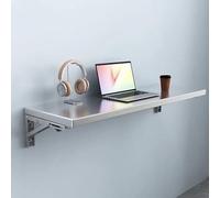 Stainless Steel Shelf, Wall Mounted Folding Table, Stainless Steel Shelf Rack,Space-Saving Kitchen Storage for Balcony, Bathroom, Laundry Room - Compact Design.(60 * 30cm/24 * 12in)