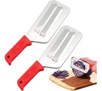 Stainless Steel Shredder Knife, Multifunctional Vegetable Cutter Cabbage Slicer shredder, Cabbage Graters Salad Potato Slicer Easy to Clean Stainless Steel Grater (2)