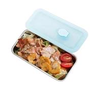 Stainless Steel Snack Containers - Reusable Food Storage with Lid for Travel | Portable Kitchen Gadgets for Sea Picnic Summer Vacation Camping Climbing Commuting Office Use, Leak Resistant Design