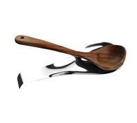 Stainless Steel Spoon Rest, Spatula Holder, 9.84x3.94 In Ladle Use, Utensil Stand with Comfort, Sturdy Counter with Style, Kitchen Accessories for Stove Top Home Buffet Cooking Daily Meal Preparation