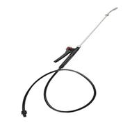 Stainless Steel Sprayer Wand 29 Inch with Adjustable Nozzle and Thread Connector, 1.1m Hose Brass Barb for Garden Car Washing Agriculture Pressure Spraying
