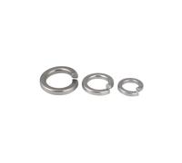 Stainless Steel Spring Lock Washer | Silvery M1.6-M27 2-200Pcs for Industrial Use: Fasteners(100pcs M3)