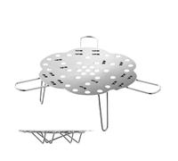 Stainless Steel Steam Basket Folding Pot Insert Cooking Rack Vegetable Dumpling Fish Food Steaming Tool Kitchen Cooker Tray | Steamer With Ideal Vegetables Dumplings Rice Meal Prep Pan Preparation