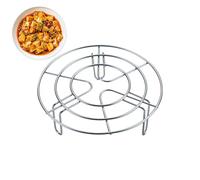 Stainless Steel Steamer Rack - Kitchen Cooling Grid, Pot Stand with Elevated Design, Multi-Purpose with Durable Build, Home Farmhouse Tool for Restaurant Dining Pressure Cooker Oven Air Fryer Baking