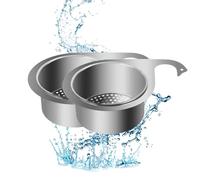 Stainless Steel Swan Sink Strainer Basket, Drainage Basket for Sink, Multi-Functional Drain Basket for Fruit, Vegetable (2pcs)