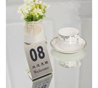 Stainless Steel Table Number Cards, Table Numbers Table Signs Plate 1-20/50/100, Double-Sided Numbers, Stackable, Easy To Clean, For Restaurant Cafe Bar Weddings Party/9.(Blue)