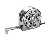 Stainless Steel Tape Measure, Hollow Design Ruler, Instant Lock Feature with Anti-all Grip for Engineering Projects Woodworking Tracks Outdoor Construction Agriculture Field Use