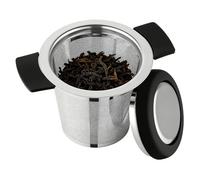 Stainless Steel Tea Infuser - 3.94x2.76x1.77 Inches Coffee Steeper Filter,Leakproof Tea Infuser | For Pot Cup Kettle Mug Home Kitchen Travel Camping