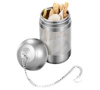 Stainless Steel Tea Infuser - Ball Steeper, Strainer Infusers, Fine Mesh Loose Leaf Brewing Accessory | Perfect for Black Rooibos Green Kitchen Cooking Preparation, 9,5 x 5 cm