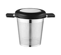 Stainless Steel Tea Infuser Strainer, Portable Cup Tea Coffee Filter Basket, Fine Mesh Brew Tool Set, Reusable Loose Leaf Brewer Device, Minimal Kitchen Utility Design, Travel Use
