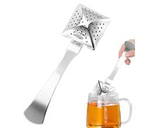Stainless Steel Tea Strainer, Long Handle Loose Leaf Infuser, Tea Steeper with Fine Mesh, Coffee Filter Strainer, Kitchen Accessory with Easy Clean, Home Use for Apartment Travel Camping