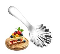 Stainless Steel Teaspoons - Vintage Shell Shape Short Handle Dessert Spoons 9.8×4.2cm | Coffee, teaspoon dessert spoon stainless spoon Kitchen, Ristorante & Camping Serving Spoons