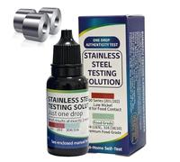 Stainless Steel Test Liquid, Rapid Metal Detection Reagent, Sanitary Ware Testing Solution, Tableware Detection Liquid for Industrial Equipment Building Material Testing, 304/201/202/301 Verification