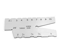 Stainless Steel Thread Gauge | 29 Degree Screw Pitch Measuring Tool for Thread Cutting & Grinding | Accurate Gauge for External Threads/Lathe Tools/Workshop