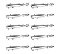 Stainless Steel Turnbuckles, Cavo Wire Hardware, 0,39 x 2,36 in Heavy Duty Rope Kit, Authentic Outdoor Hooks, Rust-Resistant Build for Garden Trellis Shade Sail Use