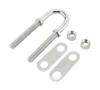 Stainless Steel U-Bolts - Boat U-Bolt | Heavy Duty Stainless Hardware | Marine Ubolt for Yacht Anchors Deck Equipment Dock Maintenance Machinery Fastening | Heavy Duty Hardware Yacht U-Bolt