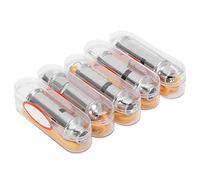 Stainless Steel Ultrasonic Dog Whistle | 5 Pack with Lanyard for Bird/Parrot/Eagle Training | Sturdy Pet Training Tool for Recall & Behavior