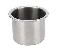 Stainless Steel Water Cup Holder, Boat Cup Holder with Drain Easy Installation Drink Bottle Stand Mount for Marine Boat Yacht Car Truck Rv Etc.