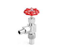 Stainless Steel Welded Angle Type Needle Valve High Pressure Welding Type Globe Valve(DN15 OD18MM,304)