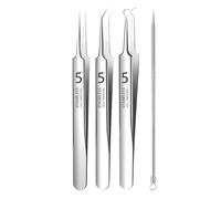 Stainless Steel Whitehead Tool, Whitehead Removal Kit, Pimple Extraction Tool for Face, Professional Comedone Remover, Blemish Extractor Tool for Whitehead Comedone Nose