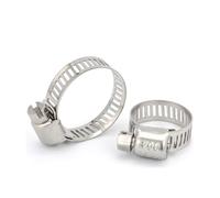 Stainless Steel Worm Gear - Set di morsetti regolabili, 6 - 311 mm, 3 - 10 pezzi per plumbing industriale, Automotive Fuel Line, Large Diameter Water Pipe & Mechanical Repair (6 - 12 mm 10 pezzi)