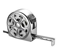 Stainless Tape Measure, Hollow Measuring Tool, Lock Ruler, Anti-Fall Device, Handy Tape for Industrial Engineering Agricultural Tracks Woodworking Outdoors, 2.56x2.56x1.18/2.76x2.76x1.26 pollici