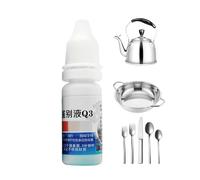 stainlesssteelIdentification Liquid - 12g/12ml Metal Testing Solution, 2.5×2.5×7cm stainlesssteelTester | stainlesssteelGrade Detection Liquid for 200 201 202 301 304 steelMaterials, Metal