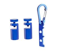 Stair Gauges for Framing Square, Aluminum Measuring Saw Guide with Hexagonal Stair Tool Jig for Carpentry, Fence, Drywall, Steps, Railing Installation