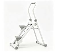 Stair Master compatto e pieghevole, stepper cardio domestico for piccoli spazi(White Count RT)