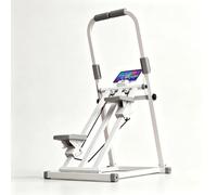 Stair Master compatto e pieghevole, stepper cardio domestico for piccoli spazi(White Std Count)