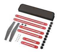 Stair Tool, Tread Jig, 17.13x3.94x2.17 inches, Shelf Layout, Folding Design, Adjustable Arms, Aluminum Alloy Build, Compact Storage Size, for Measurement Accessory Use, Flooring Installation