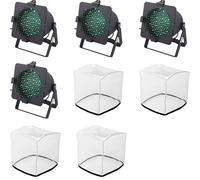 Stairville LED PAR 56 Black Floor Bundle