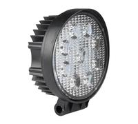 Stak Faro LED rotondo - Potenza 27 W - 1800 Lumen, Luce Bianca Fredda 6000K, IP67 Impermeabile, 12/24 V per Veicoli, Trattori, Cantieri, Officine Mobili - Rotondo, Resistente, Professionale