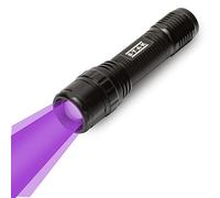 STAK BY VELAMP HORATIO: Torcia LED 3W + UV. A pile, in alluminio.