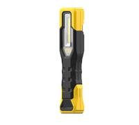 STAK Megatron Lampada da Lavoro LED Ricaricabile 1000 Lumen, Torcia 200 lm, Luce Portatile Potente COB 10W, IP65 IK08, Batteria 5000 mAh, Magnete, Gancio e Base 360°, USB-C