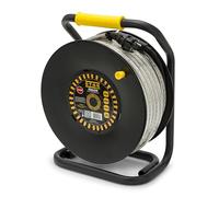 Stak RibbON Striscia LED 50 Metri con Avvolgitore - 65.000 Lumen, 3000K Luce Calda, IP65, Flessibile e Impermeabile per Uso Professionale in Cantiere e Esterni