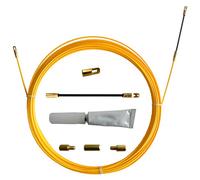 Stak Sonda tiracavi SNAKE in fibra di vetro Ø3 mm, 30 metri. con set di riparazione, giallo