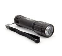 Stak Strum - Torcia led 2000 Lumen con Base di Ricarica a Induzione, Funzione Anti Black-Out, 4 modalità + Strobe, Corpo Alluminio IPX7 - Torcia Tattica da Emergenza
