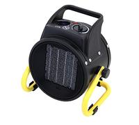 Stak termoventilatore da cantiere 2000W - generatore d’aria calda IP20 in acciaio - con doppia potenza e funzione ventilatore