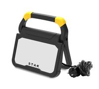 Stak X-Blast - Proiettore LED Filare 30W / 2400 Lm con Cavo 3m, Impermeabile IP65, Impugnatura Integrata - Perfetto per Cantieri, Officina e Uso Esterno