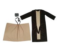 Stakee 1 Set di Costume Uomo di Giuseppe, Religioso, con Veste Biblica di Gesù, Foulard, Barba E Costume Pastore, Ideale per Halloween E Cosplay.
