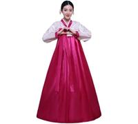 Stakee 1 Set Hanbok Coreano Multicolore Tradizionale Abito Hanbok Coreano Femminile Costume Ballo Popolare Coreano Costume Tradizionale Coreano