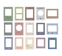 Stakee 15 Pezzi Adesivo per Fotocamera Fotogramma Assortito Adesivo per Pellicola per Pellicole Decorativo per Le Riviste