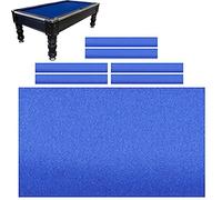 Stakee 1set 9ft Biliardo Tovaglia Biliardo con Strisce di Cuscino Panno Biliardo in Feltro Premium Copertura per Tavolo Biliardo Panno Biliardo in Feltro Set